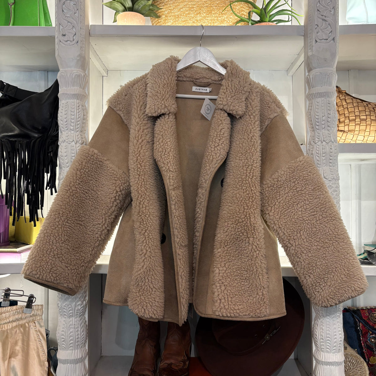 JF Tan TEDDY Sherpa Jacket L