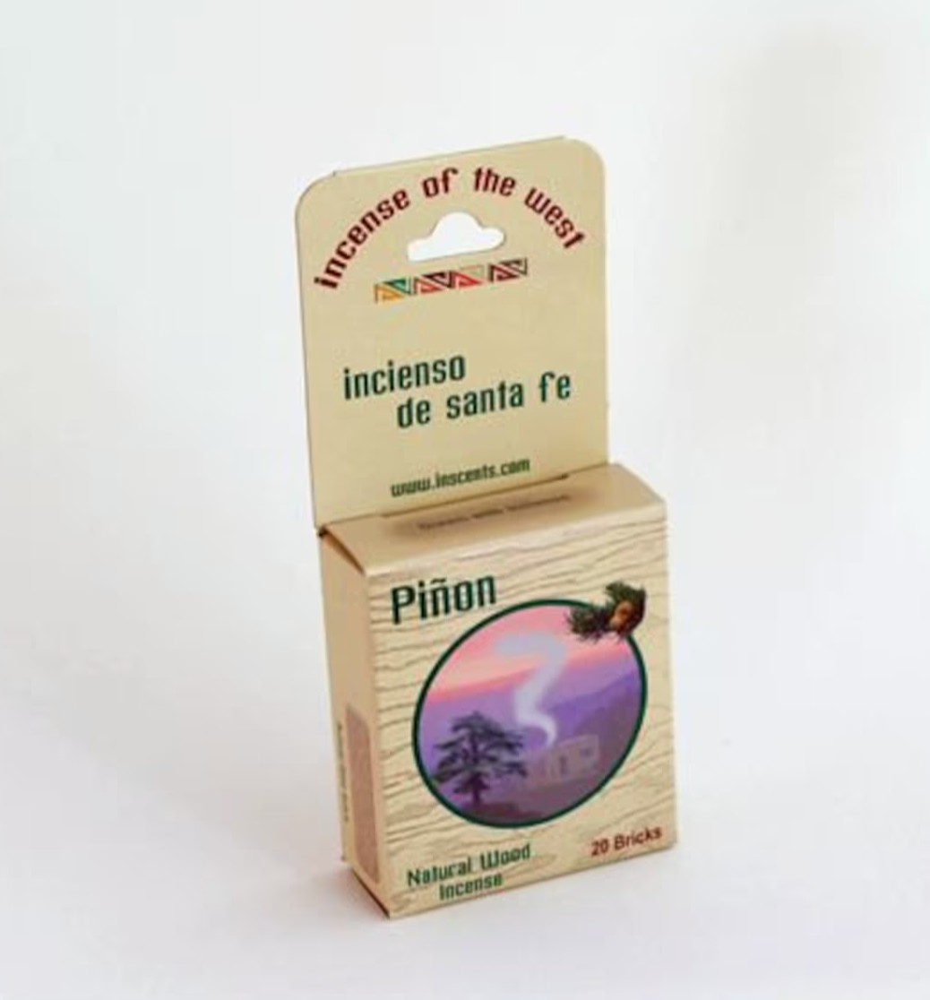 West - Incense Wood Bricks : Pinon / 40ct