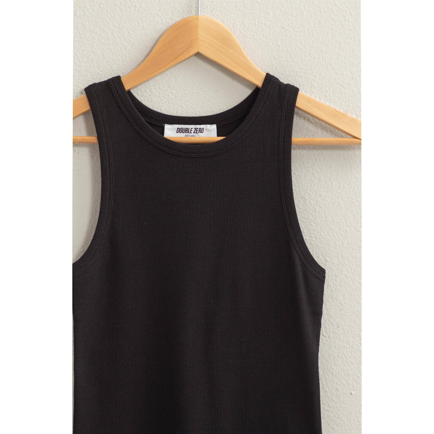 BAKED CLAY Ribbed Tank Top: BAKED CLAY