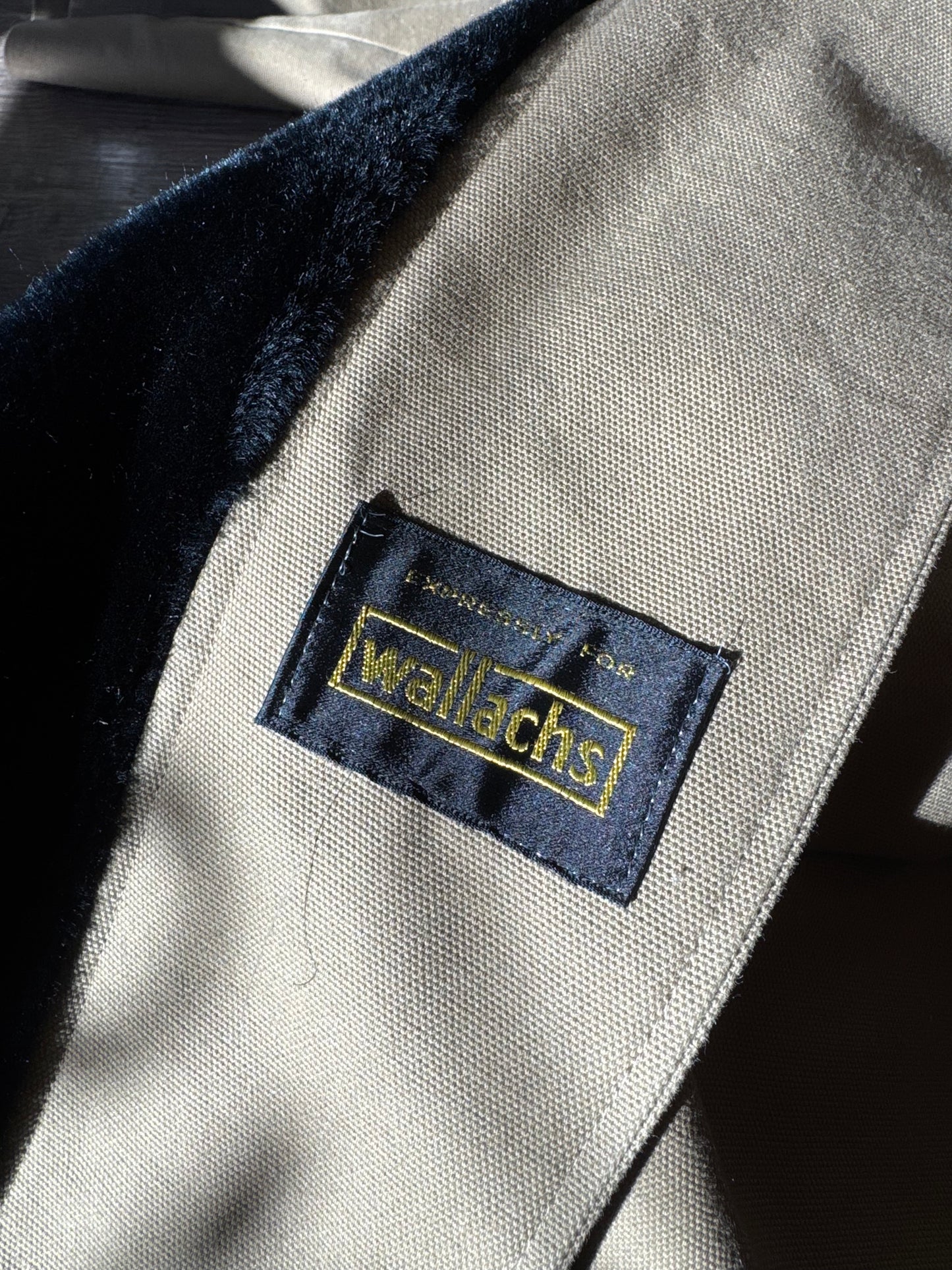 VINTAGE Christian Dior Monsieur Trenchcoat w/Fur Collar & Liner