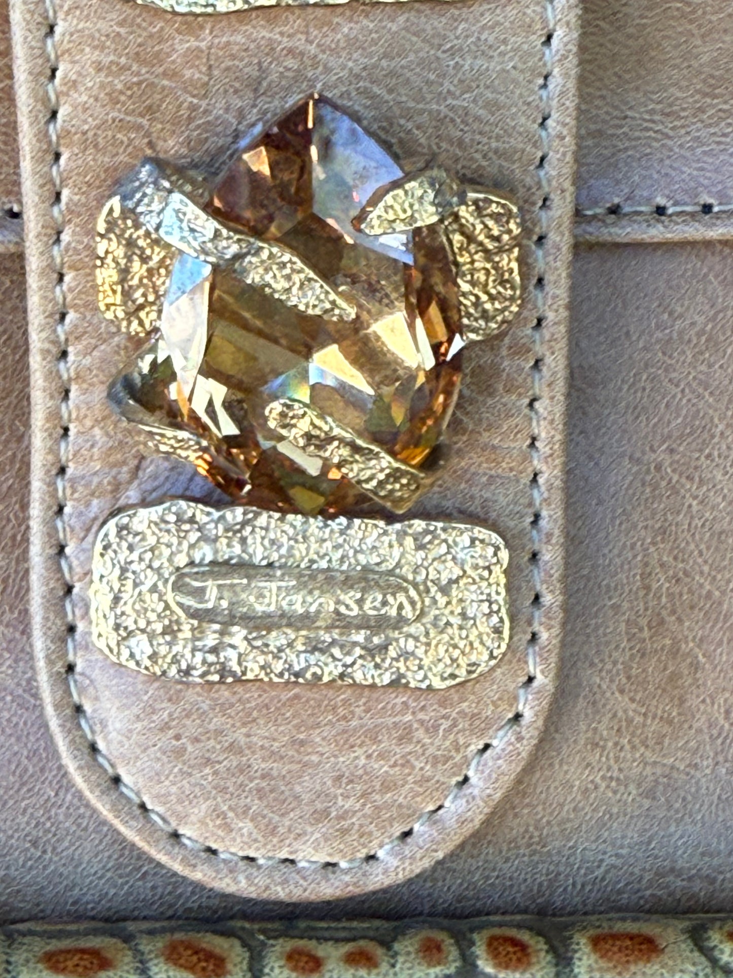J. JANSEN Embellished Tote
