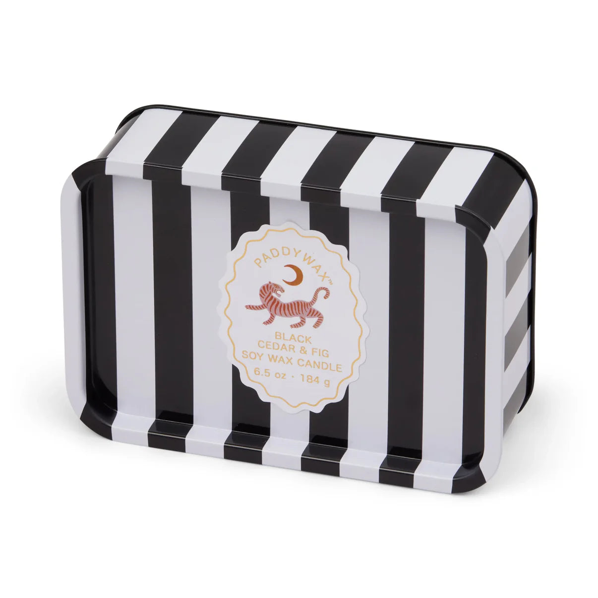 A DOPO Soy Tin Candle TIGER BLACK CEDAR & FIG