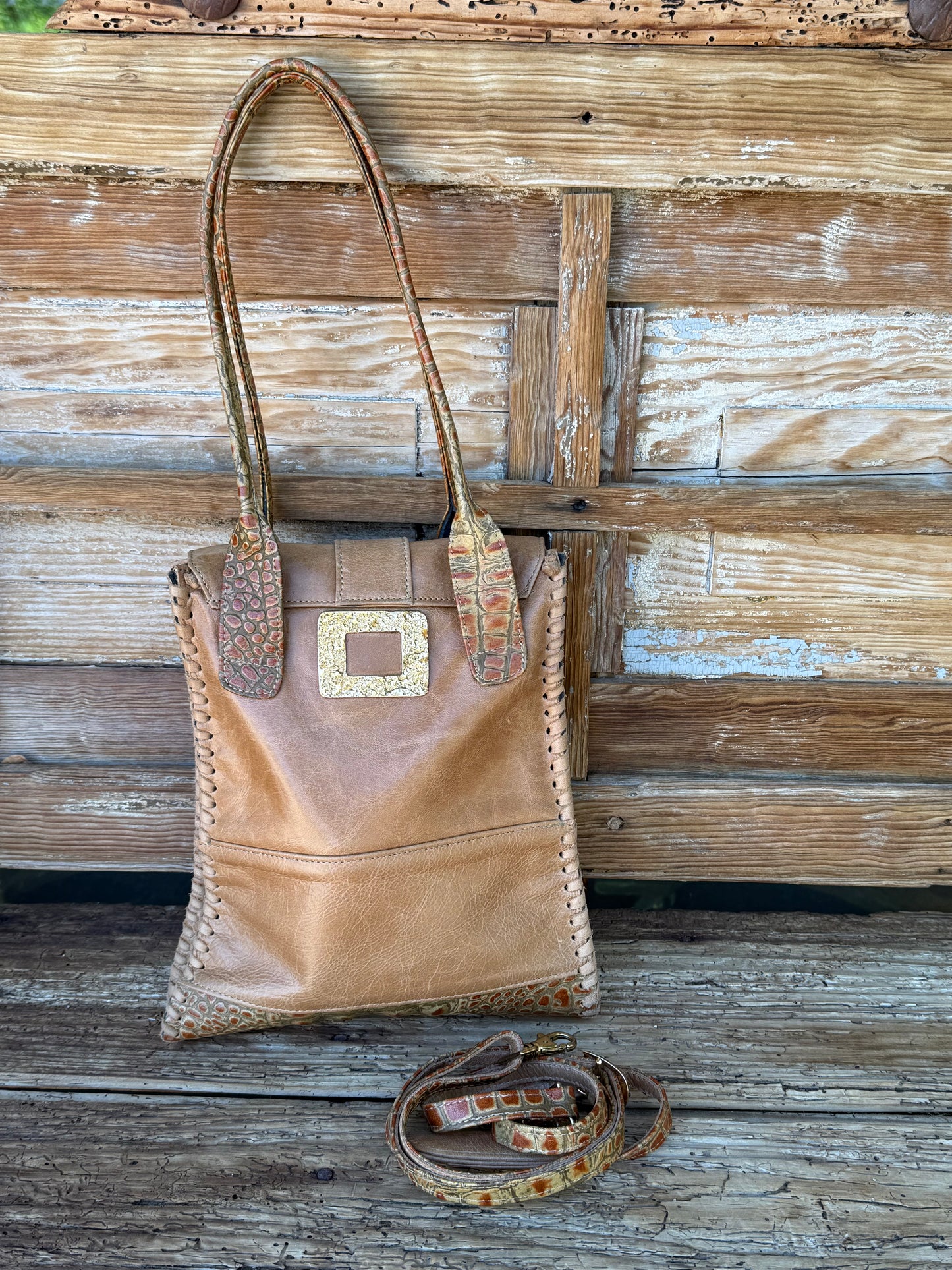 J. JANSEN Embellished Tote