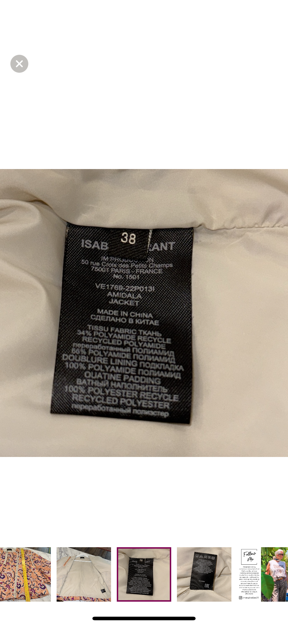 ISABEL MARANT Quilted Floral Jacket