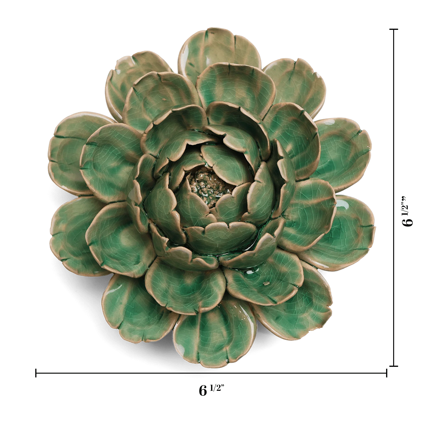 CHIVE CERAMIC FLOWER MOTO MINT