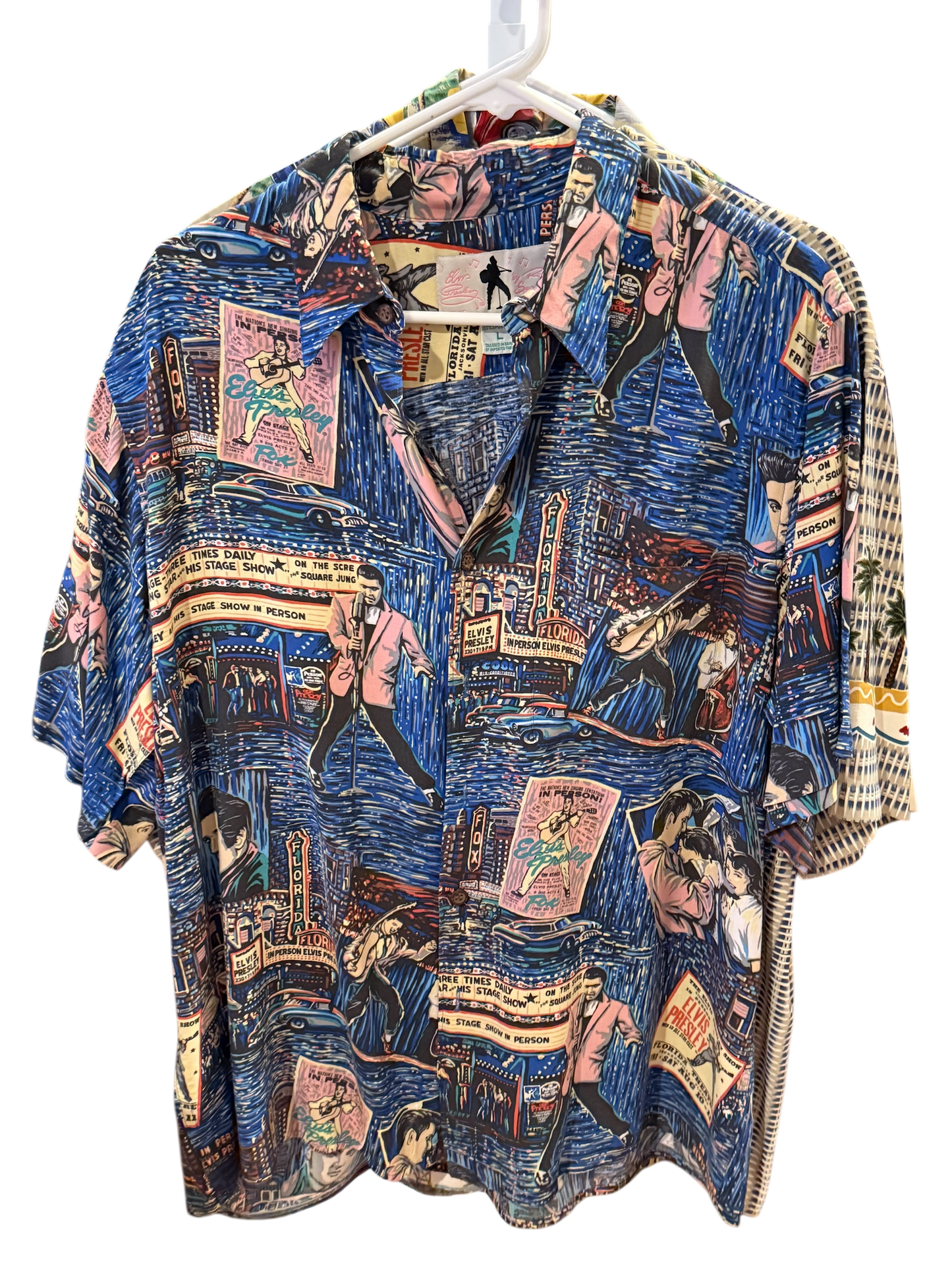 REYN SPOONER ELVIS SHIRT, Vintage Collectible, L