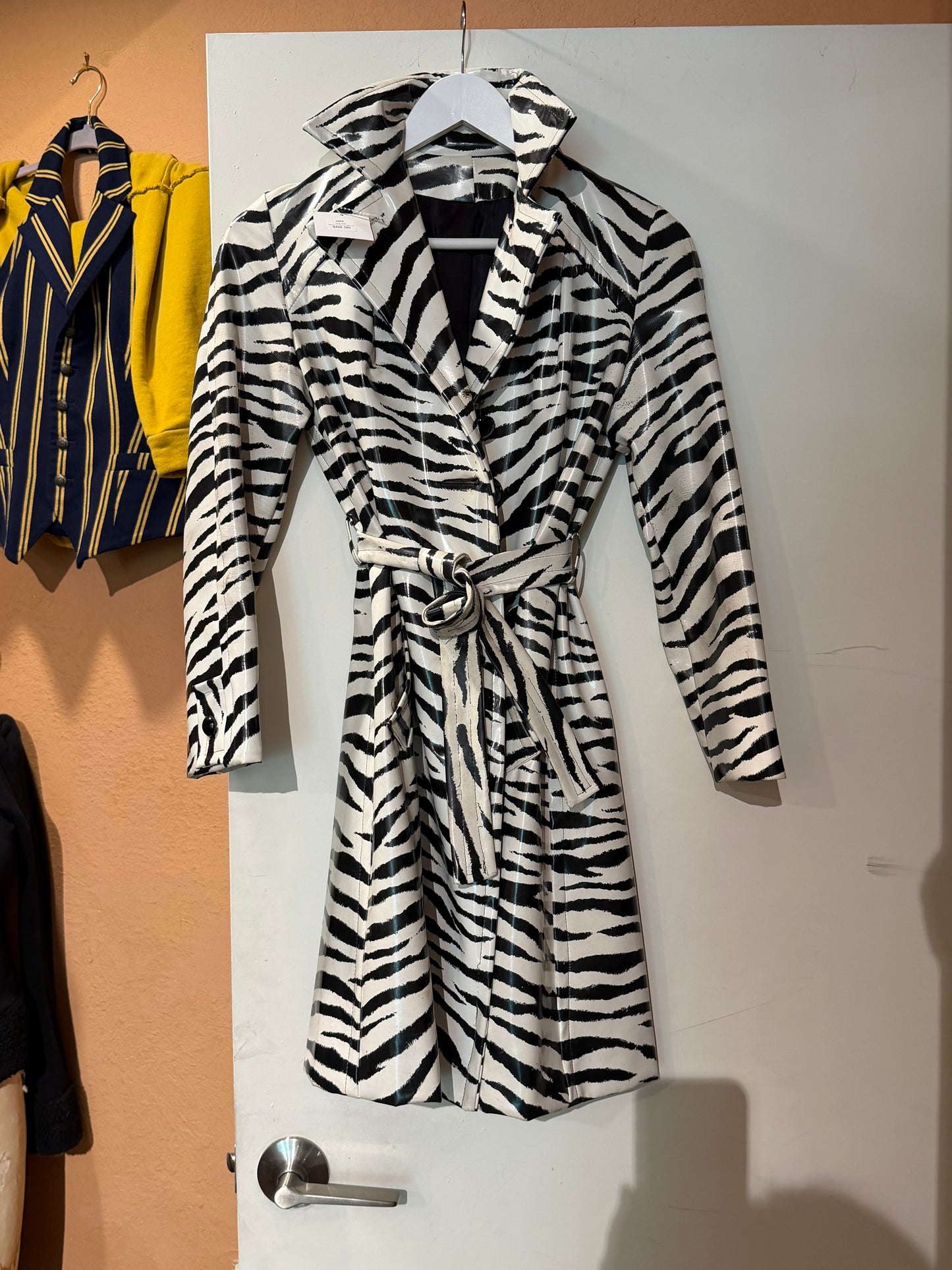1960's ZEBRA Trench Coat OMGSH!