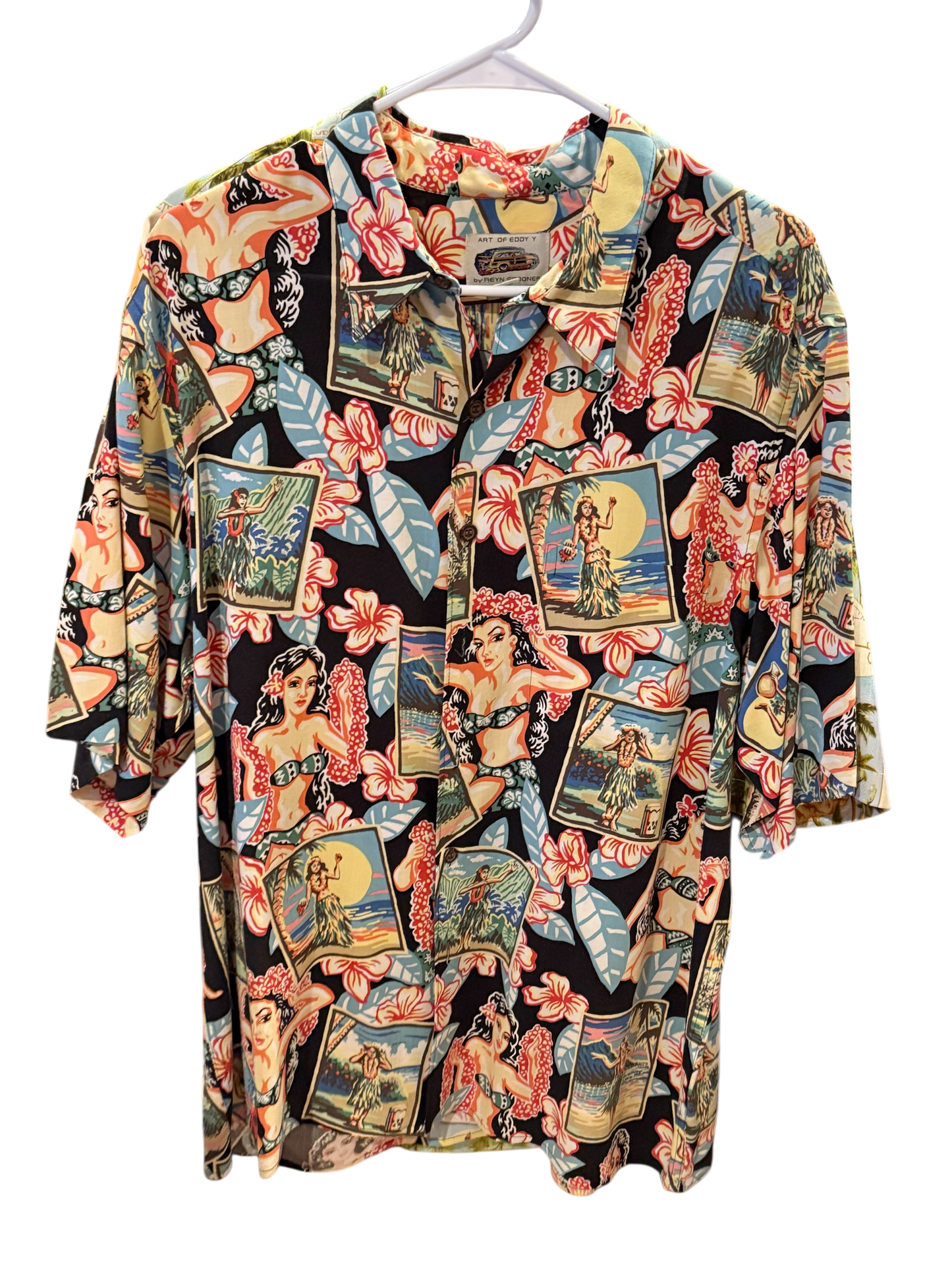 REYN SPOONER HAWAIIAN GIRL SHIRT
