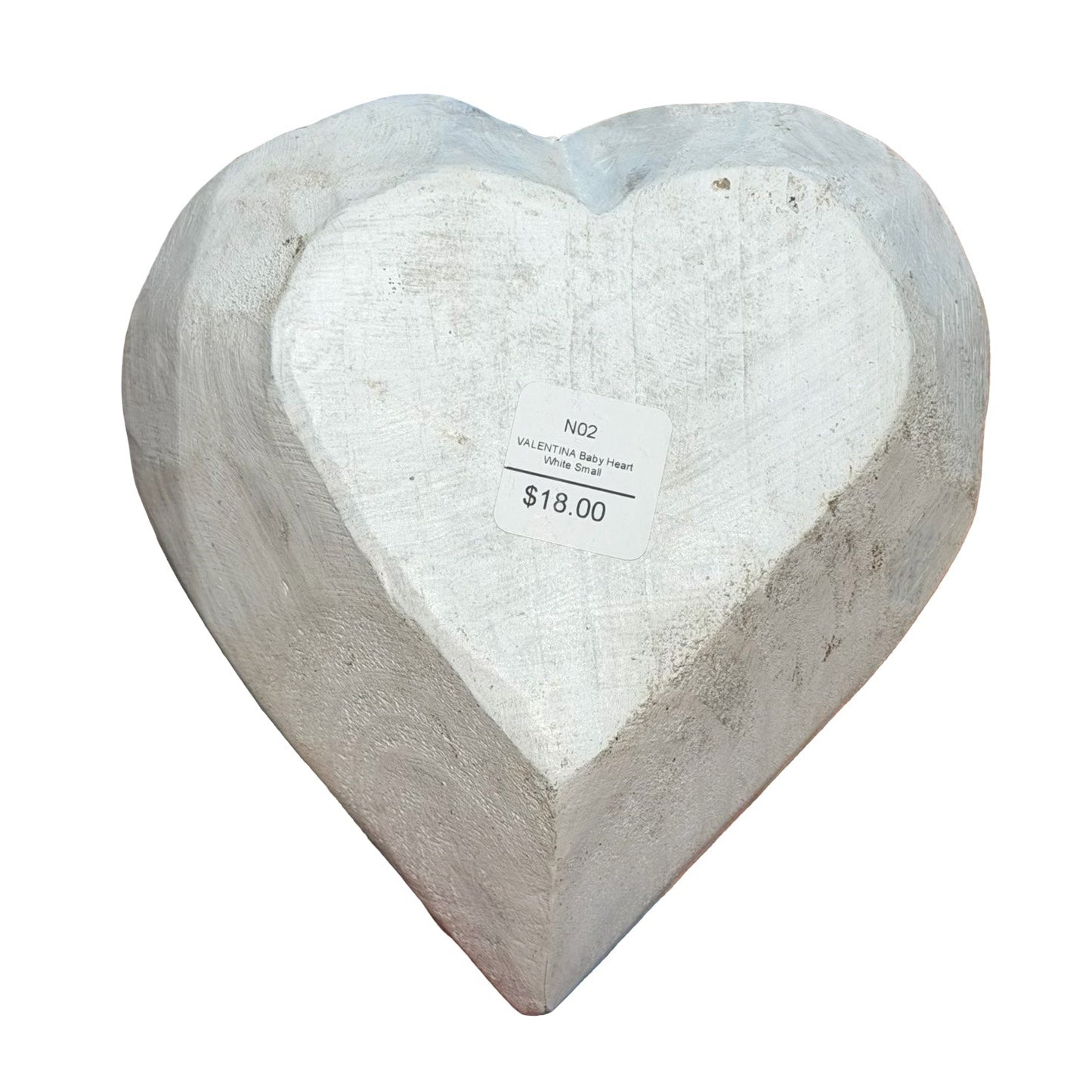 VALENTINA Baby Heart White Small