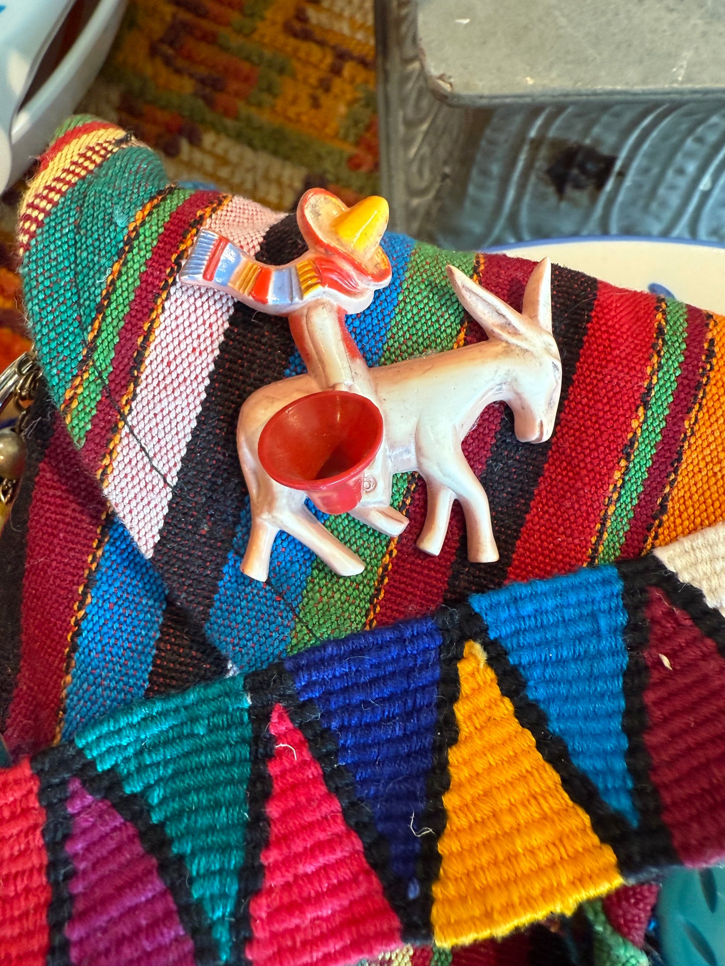 TOO MUCH FUN Handmade Guatemalan Purse w/Charms