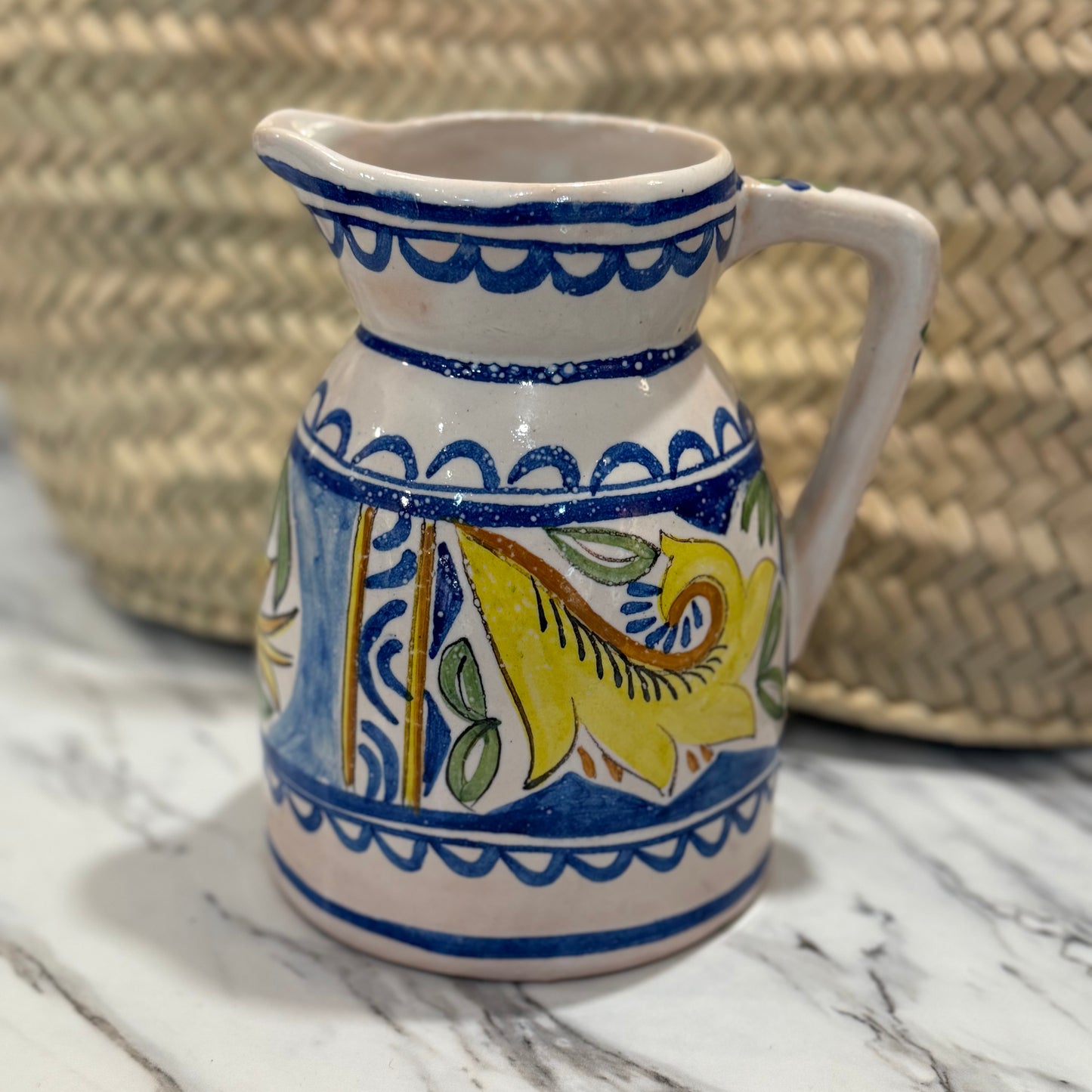 Vintage Sangria Pitcher from Spain, Signed