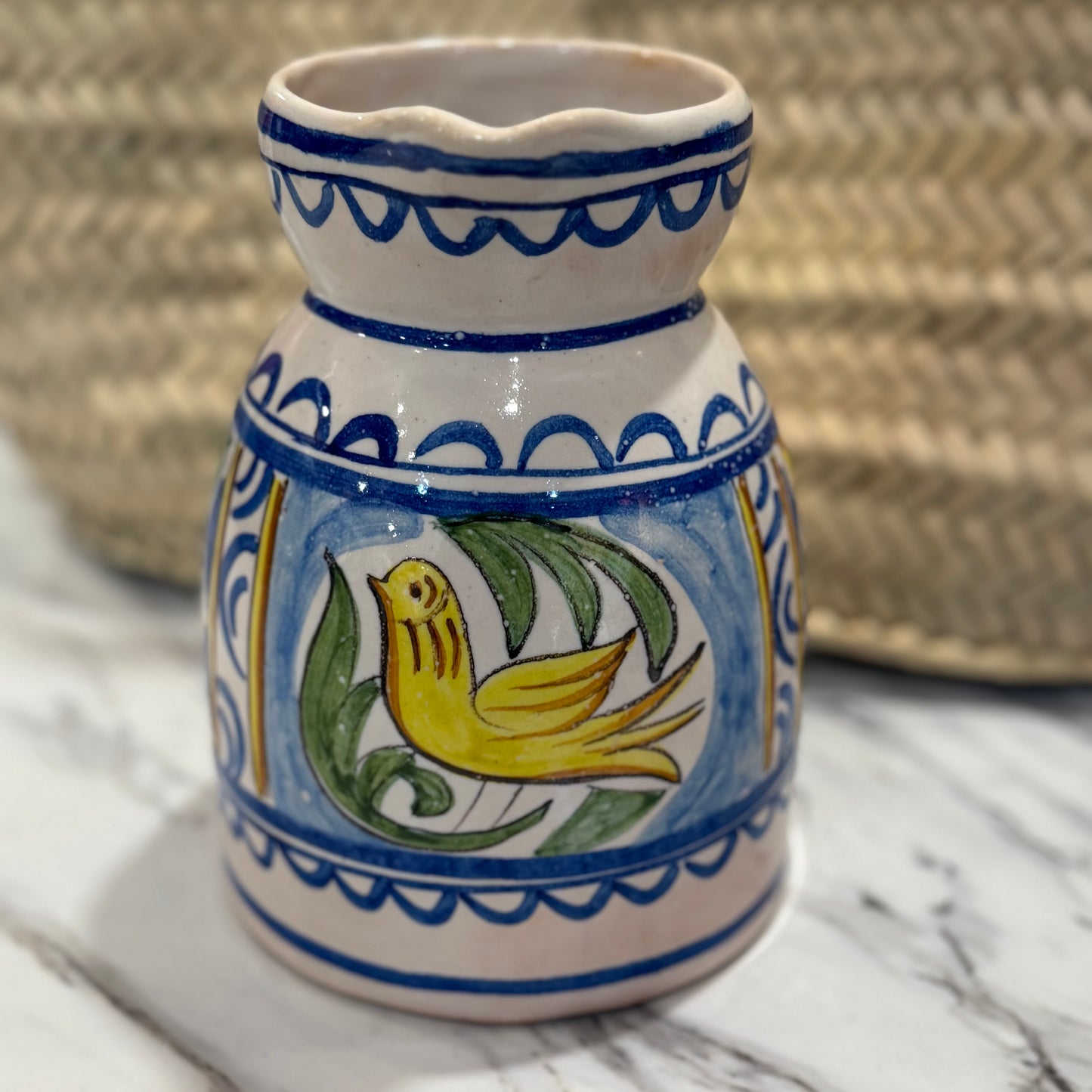 Vintage Sangria Pitcher from Spain, Signed