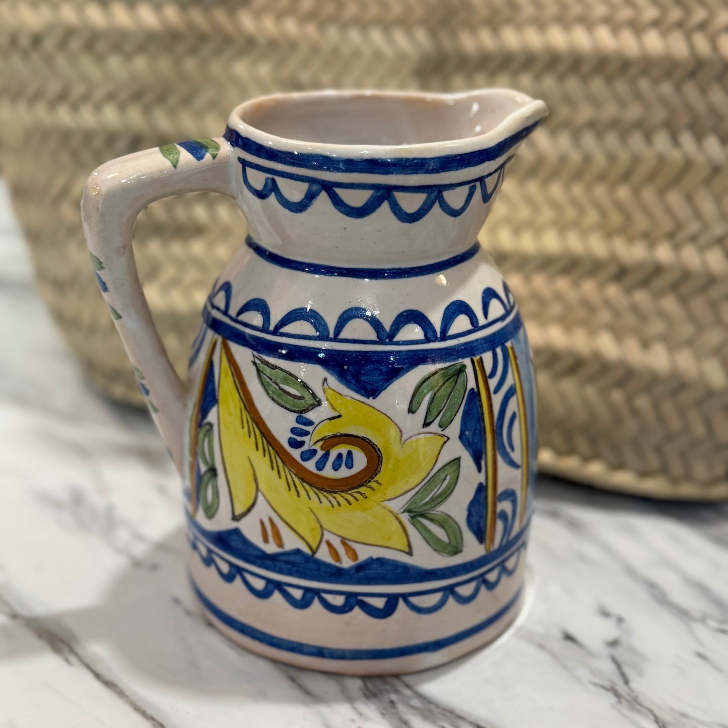 Vintage Sangria Pitcher from Spain, Signed