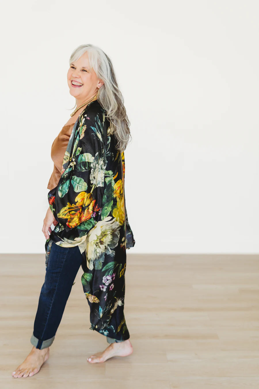 W&W Audubon Long Kimono, OS