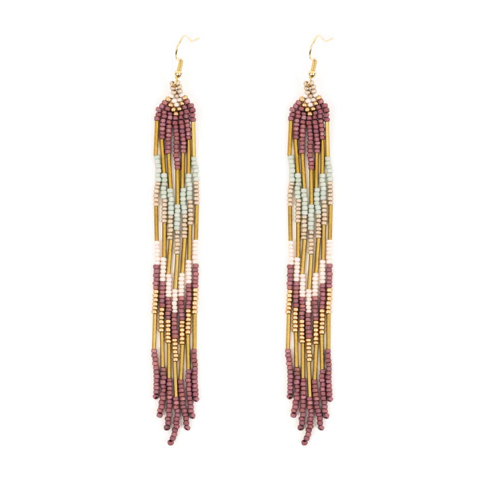 Free Spirit Fringe Earring: Eucalyptus Bark