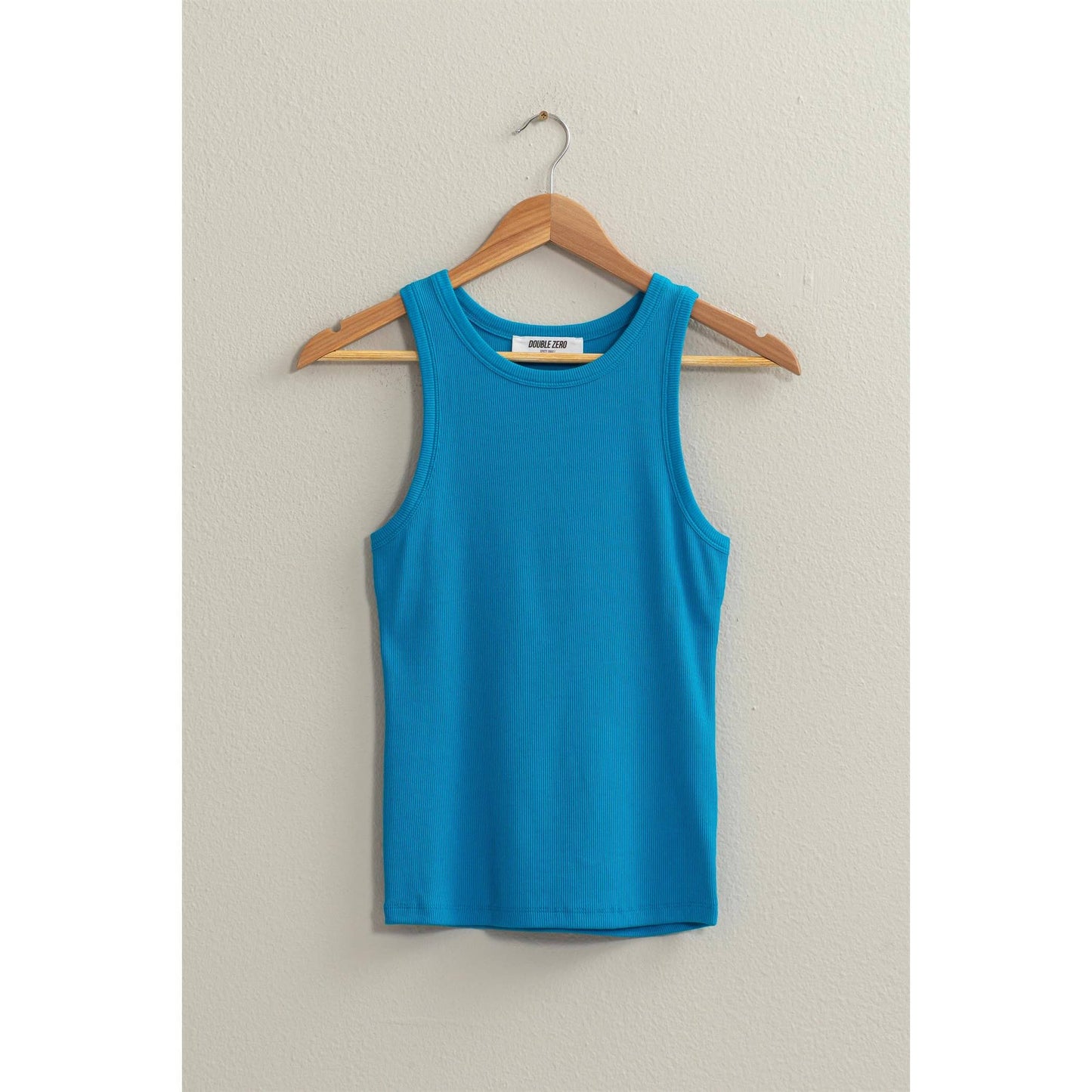 BAKED CLAY Ribbed Tank Top: BAKED CLAY