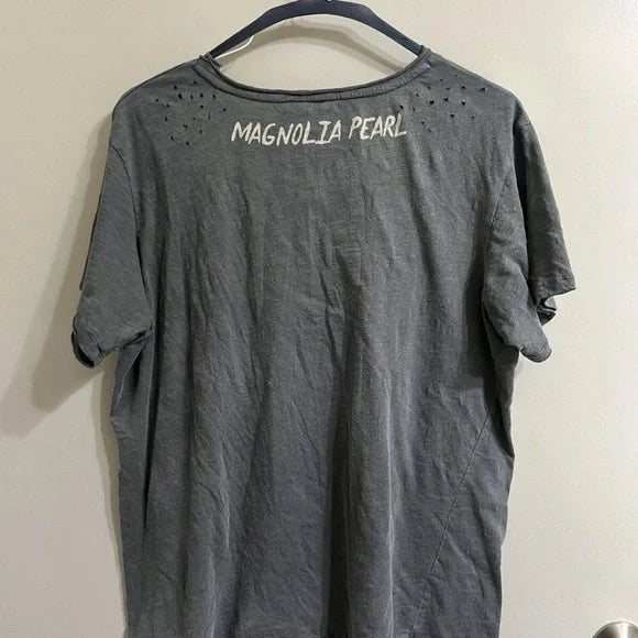 MAGNOLIA PEARL Heart of Promise Boyfriend Cut Distressed Tee