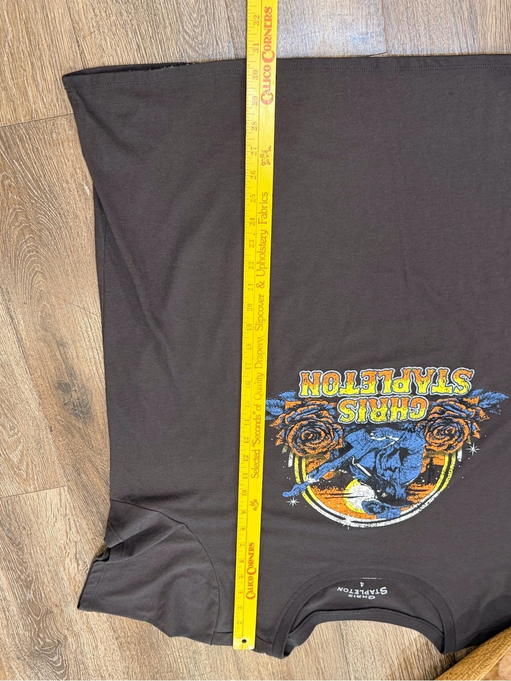 CHRIS STAPLETON Charcoal Graphic Short Sleeve Tee - Women's
