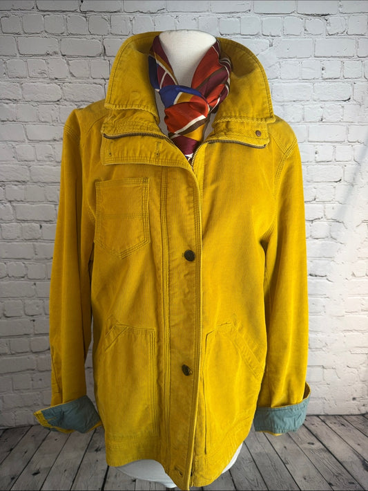 EDDIE BAUER Corduroy Barn Coat Mustard Chore Jacket XL