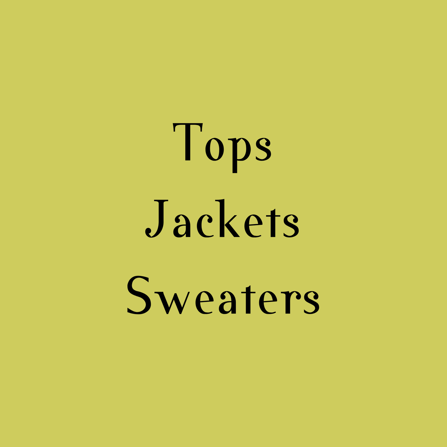 Tops, Jackets, Sweaters