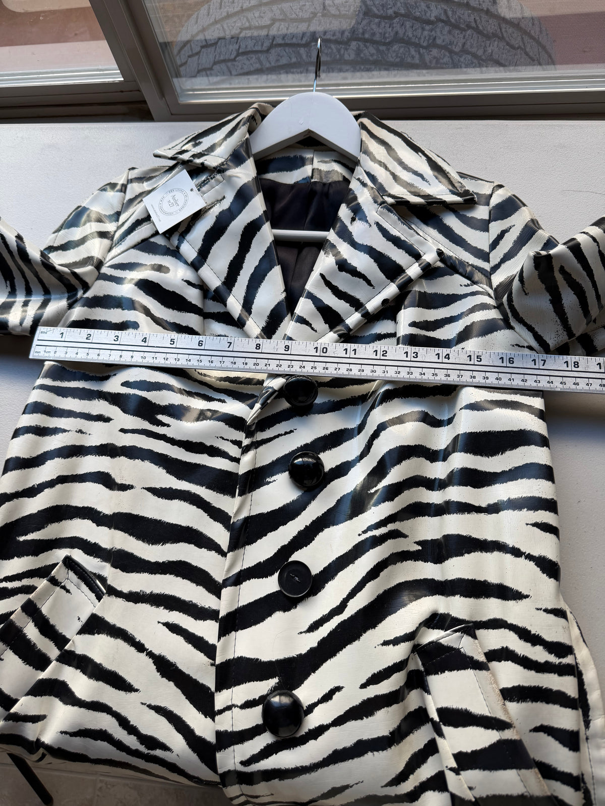 1960's ZEBRA Trench Coat OMGSH!