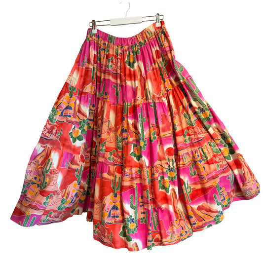 Western Broom Stick Skirt, Large