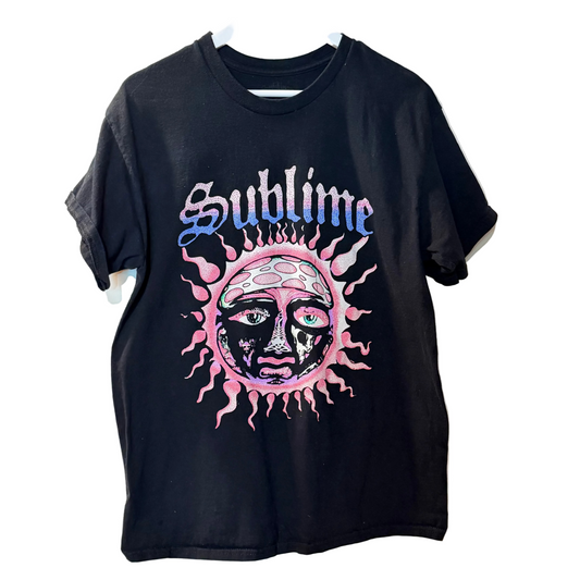 SUBLIME Black Tee Graphic L