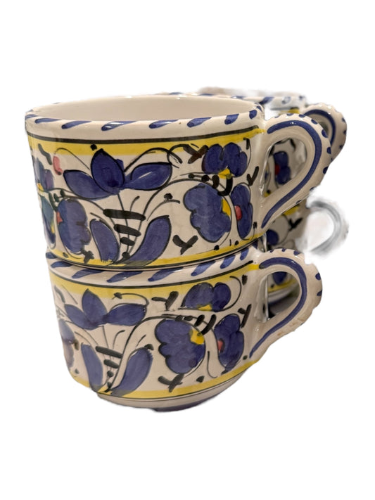 Set of 2 COLLECTIBLE Blue Rooster Mugs