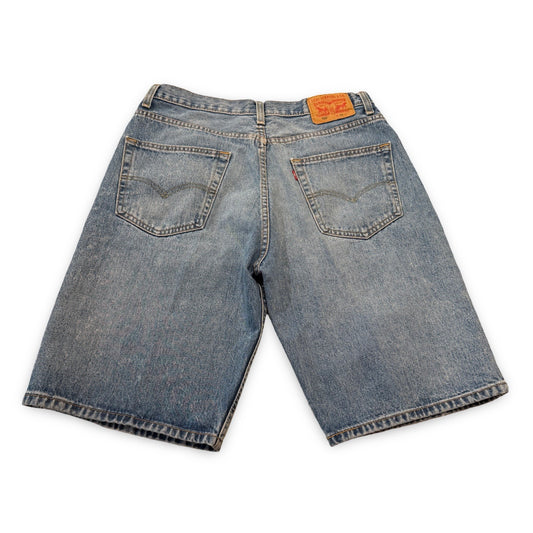 LEVI’S 569 Loose Straight Light Blue Denim Jorts Size 34