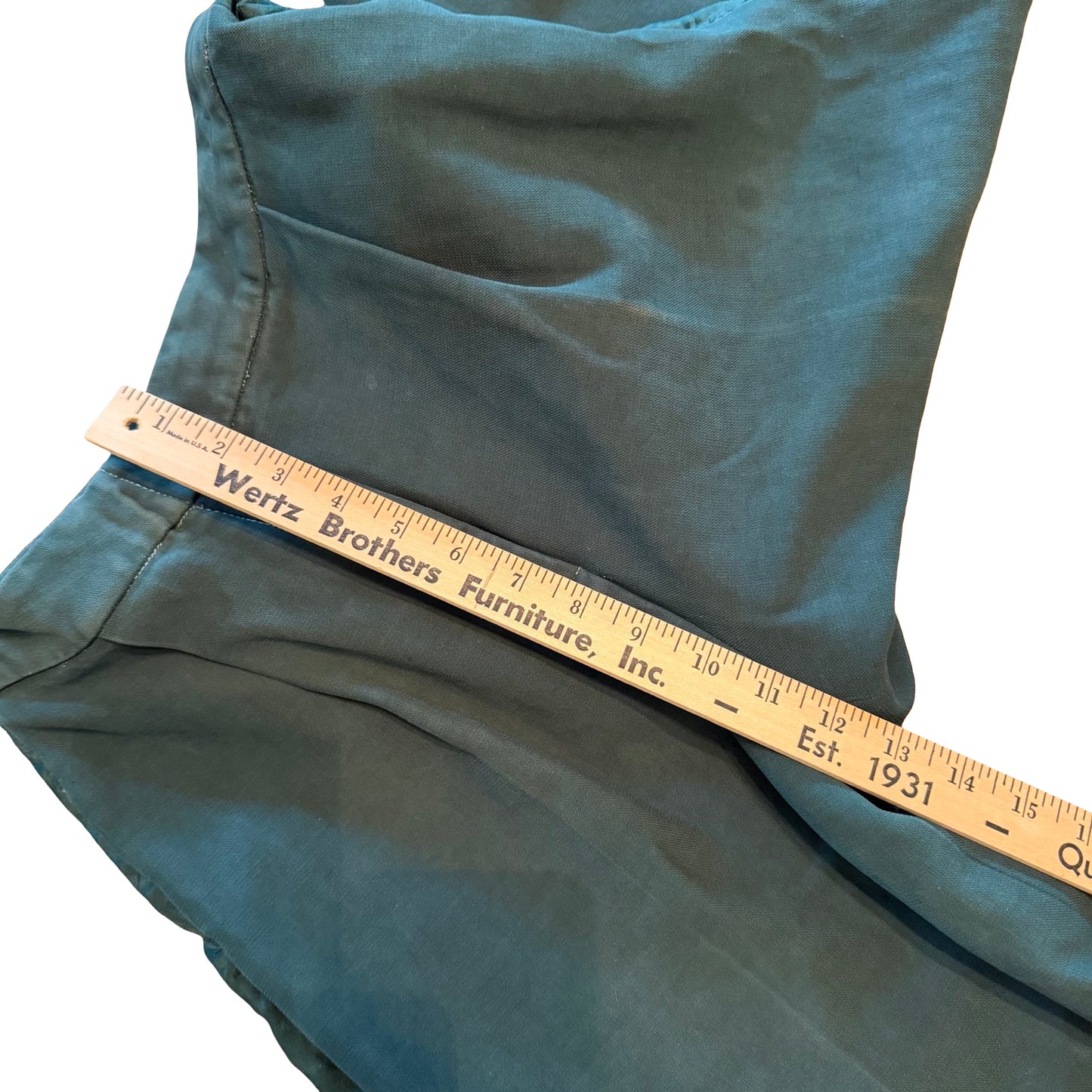 Stella McCartney Dark Green Twill Culottes – Made in Italy, XS