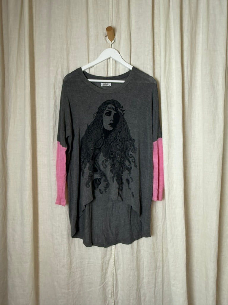 LAUREN MOSHI L/S Sweater Tee