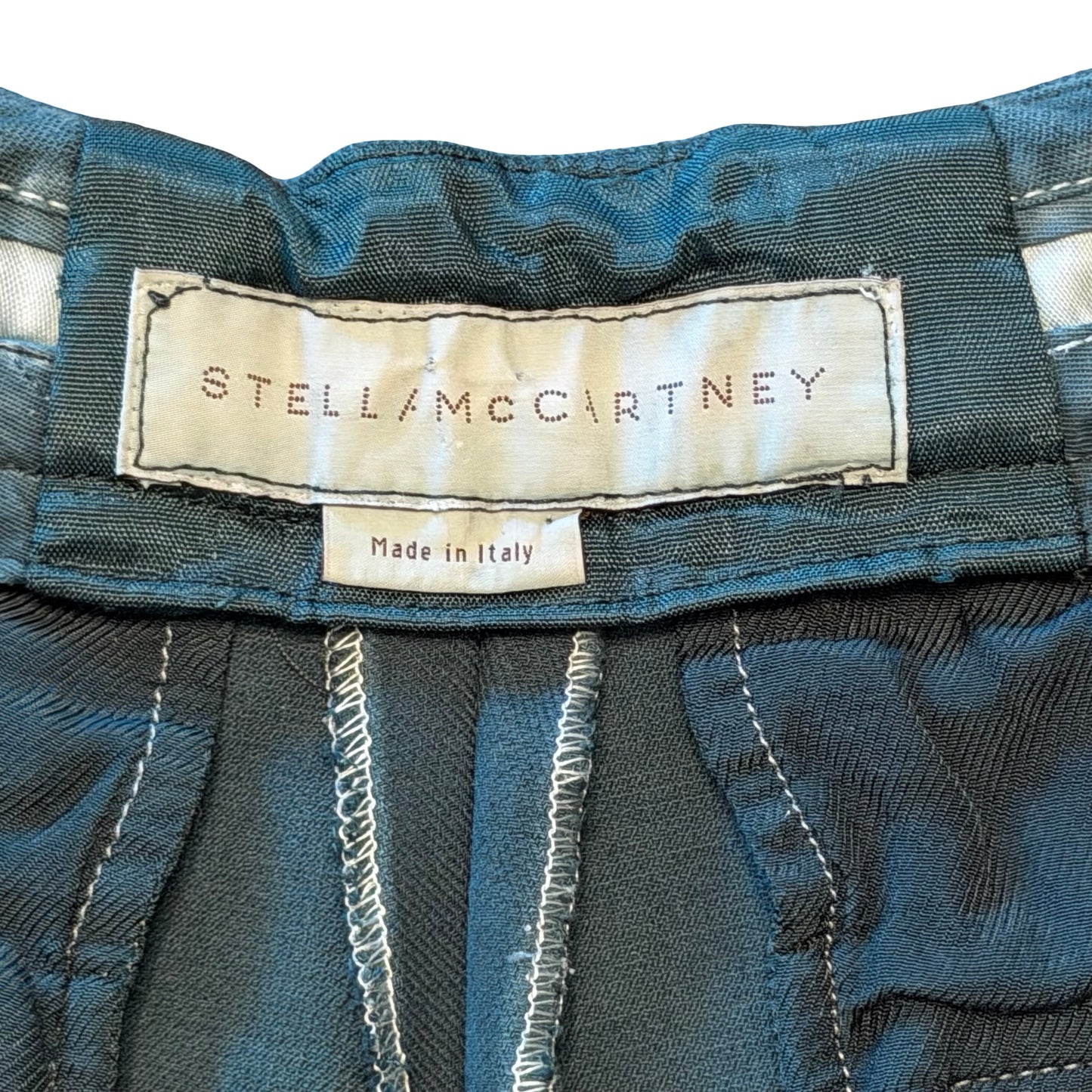 Stella McCartney Dark Green Twill Culottes – Made in Italy, XS