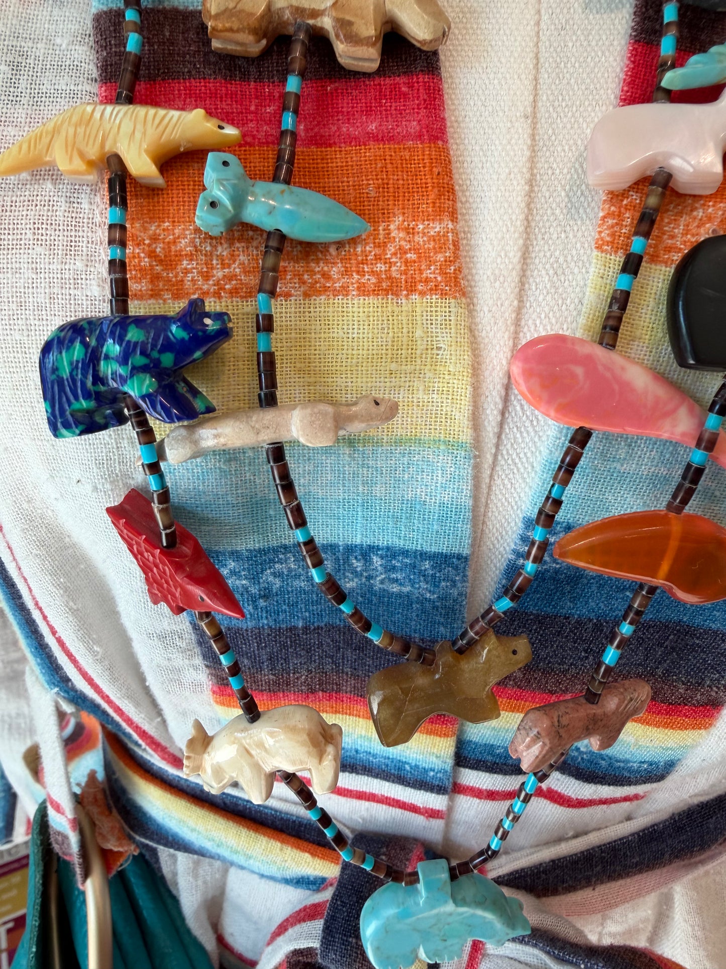 VINTAGE Native American Zuni-Style Necklace