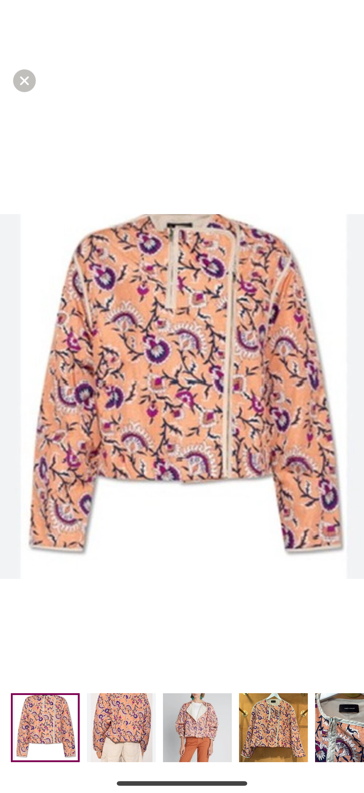 ISABEL MARANT Quilted Floral Jacket