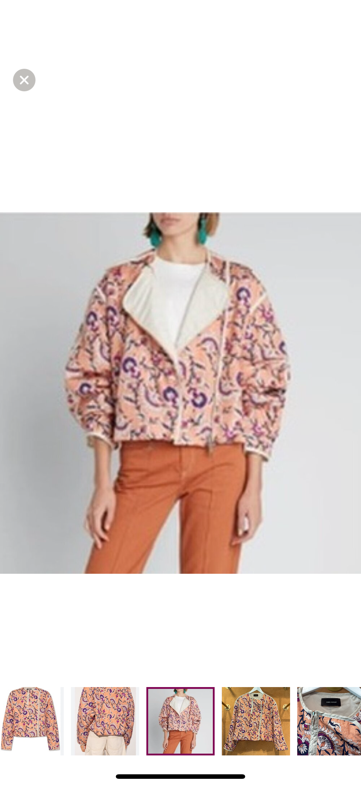 ISABEL MARANT Quilted Floral Jacket