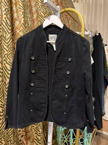 Black Sgt Pepper Denim Jacket M