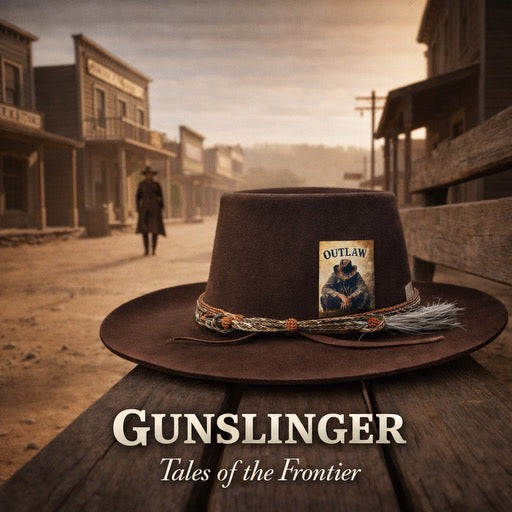 GUNSLINGER Vintage 70's Western Hat
