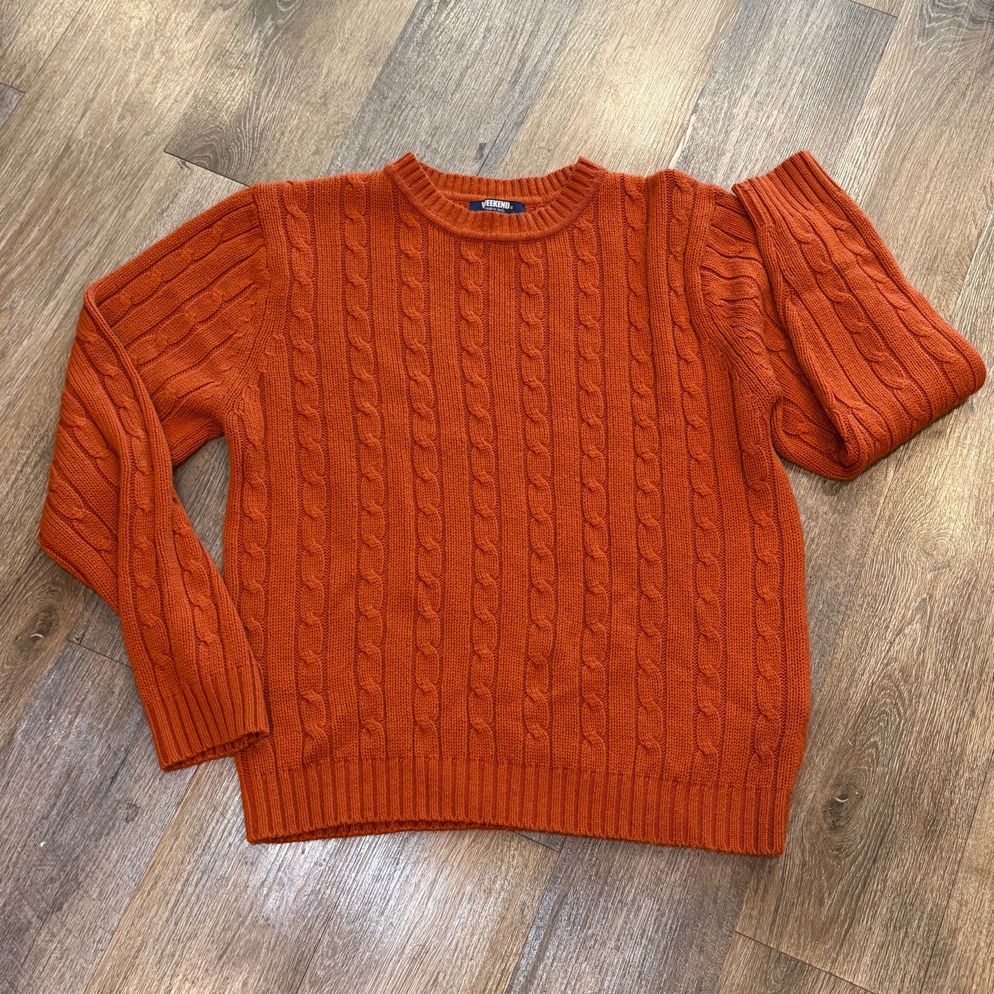 Italian Cable Knit Sweater Italy L
