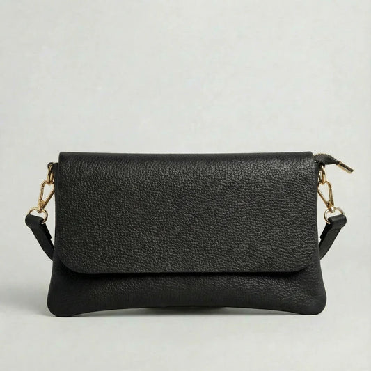 CROSSBODDY PEBBLE BAG BLACK