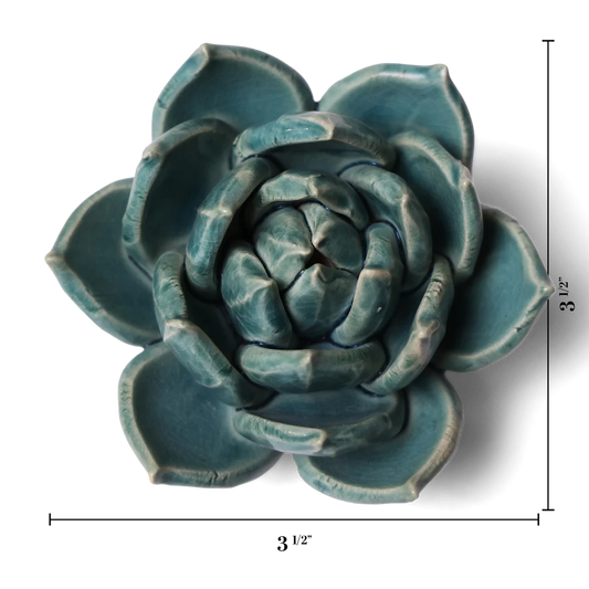CHIVE CERAMIC SUCCULENT TEAL