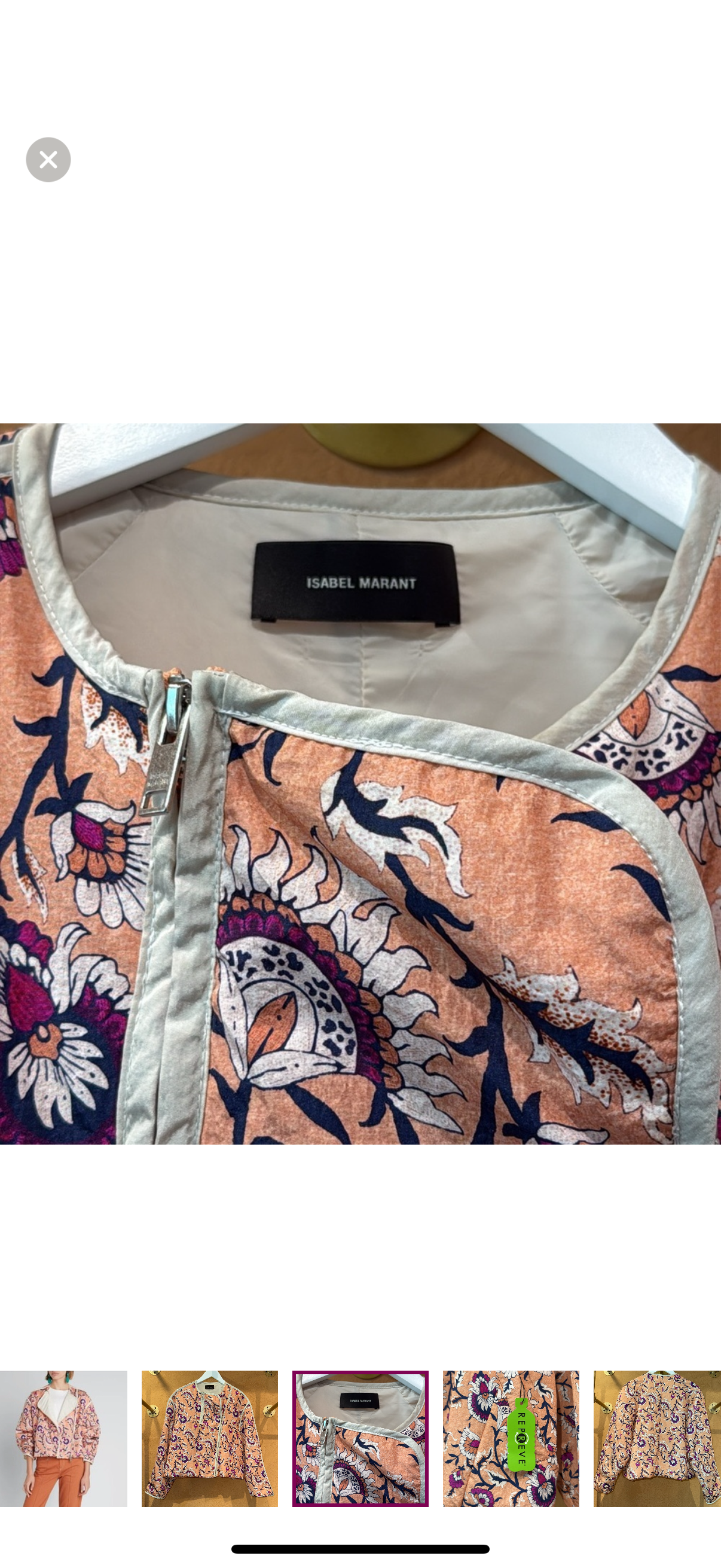 ISABEL MARANT Quilted Floral Jacket