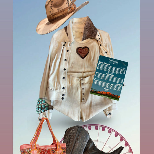 SUEDE ROCKSTAR 3 Piece Set, VINTAGE Size 2