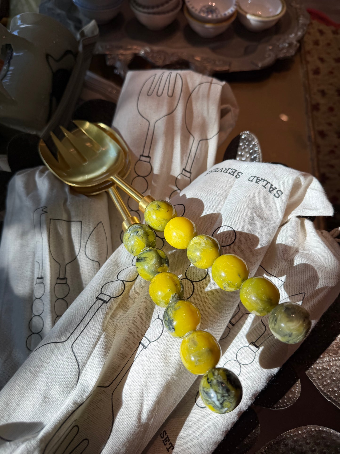 Salad Server Resin