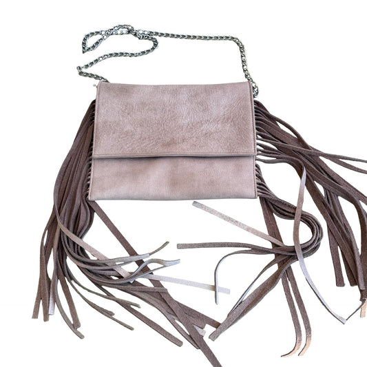 JJ WINTERS Boho Fringe Crossbody Bag