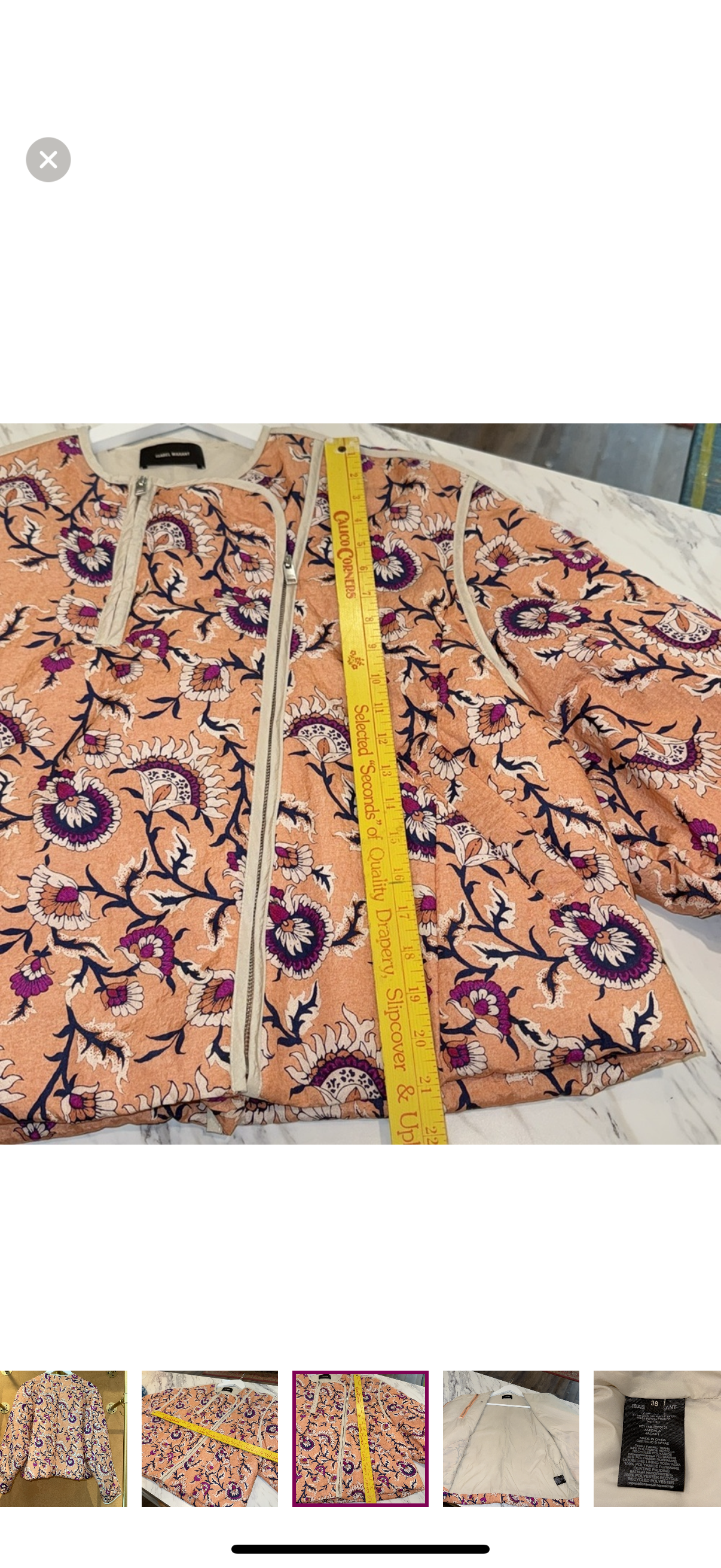 ISABEL MARANT Quilted Floral Jacket