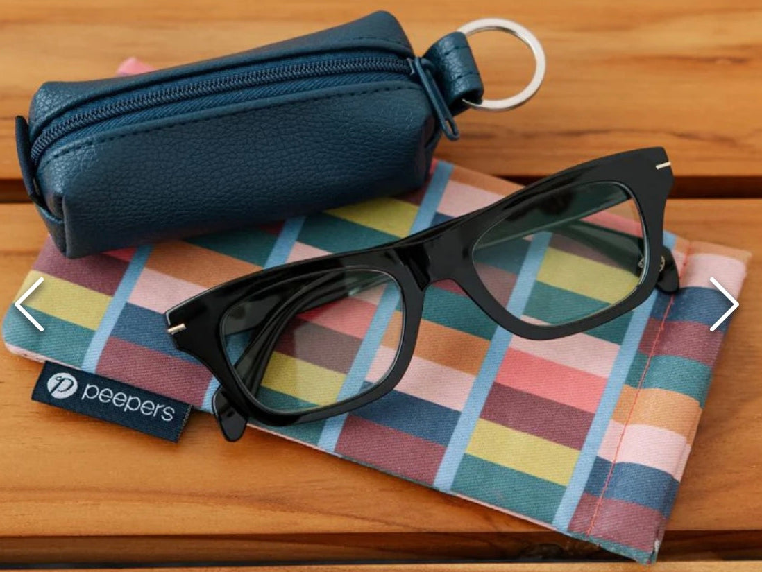 PEEPERS EYE GLASS CASE RETRO STYLE