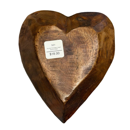 VALENTINA Baby Heart Brown Small