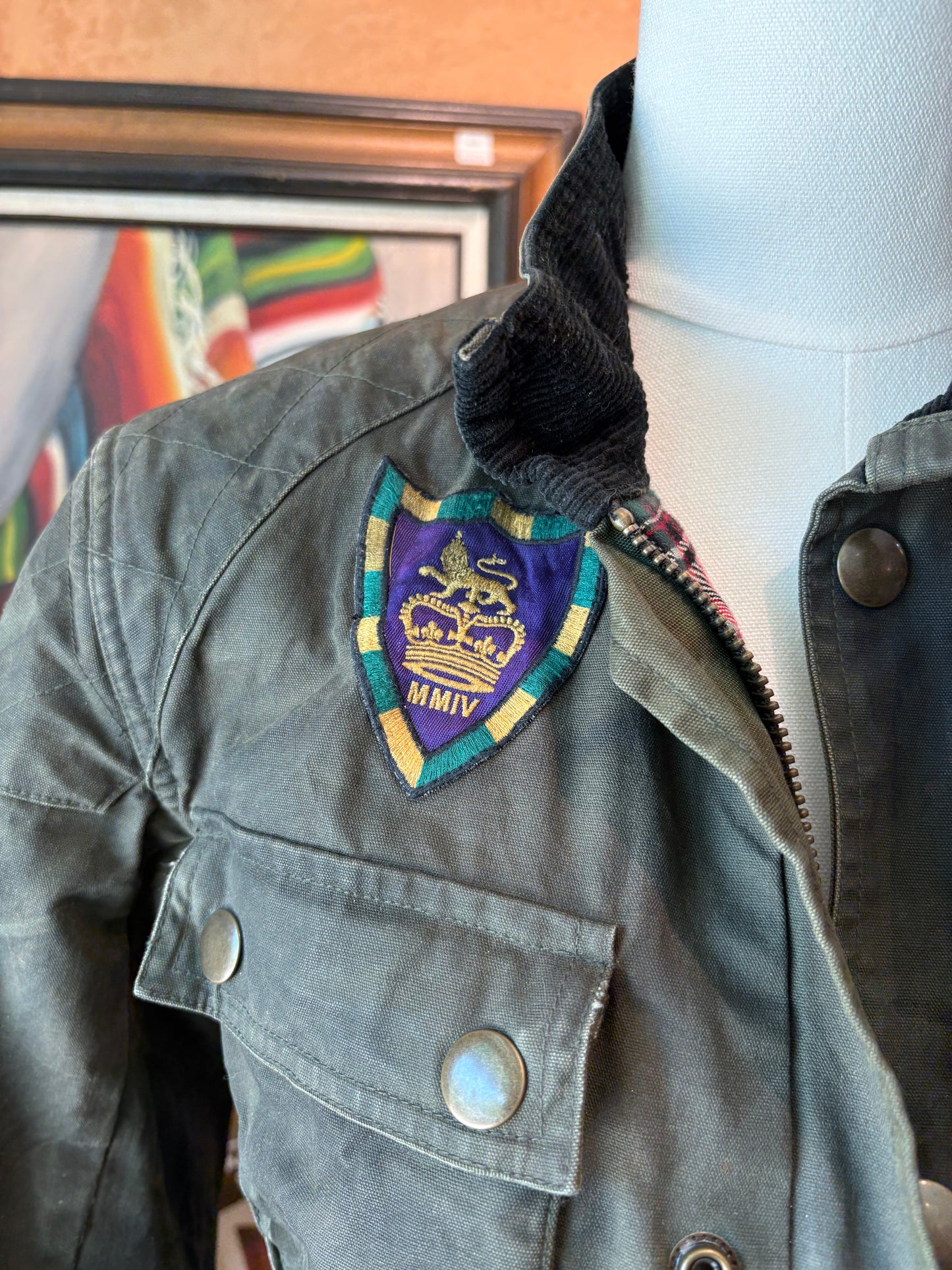 Ralph Lauren RUGBY Moto Military Wax Jacket