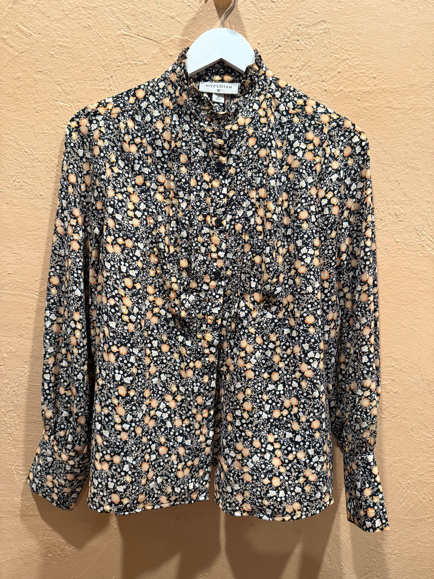 NILI LOTAN Floral Prairie Blouse, M, Target Collab