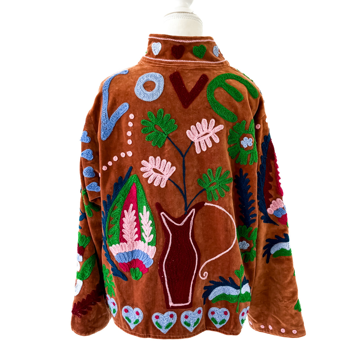 W&W Love Velvet Jacket Suzhani Cinnamon